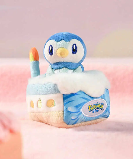 Cute Pokemon Sweet Dream Cake Series Gengar Pikachu Jigglypuff Rowlet Piplup Plush Doll Keychain Bag Pendant Toy Gift