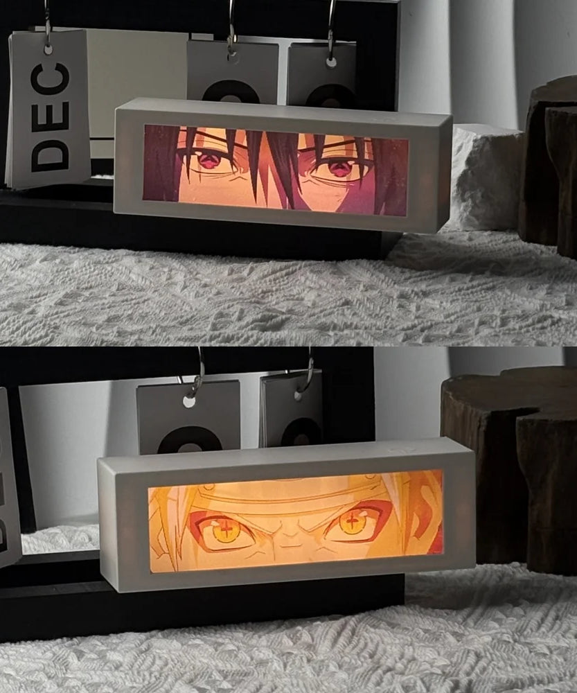 Anime 3D Motion Light Box – Manga Night Lamp for Bedroom & Gifts