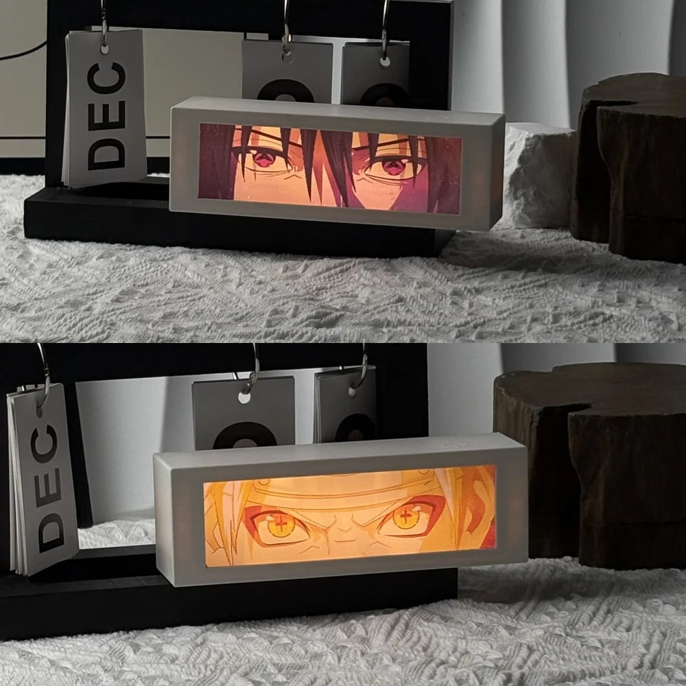 Anime 3D Motion Light Box – Manga Night Lamp for Bedroom & Gifts