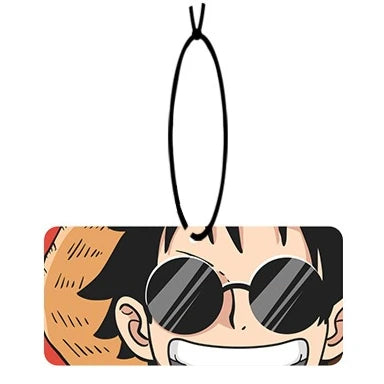 ONE PIECE Luffy Car Pendant Fragrance Tablets Car Decoration Car Rearview Mirror Hanging  Auto Deodorization Accessories