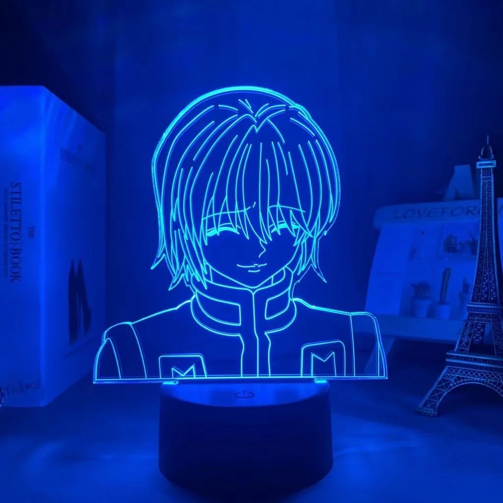 Anime Hunter X Hunter Led Night Light Killua Zoldyck Figure Nightlight Color Changing Usb Battery Table 3d Lamp Gift for Kids