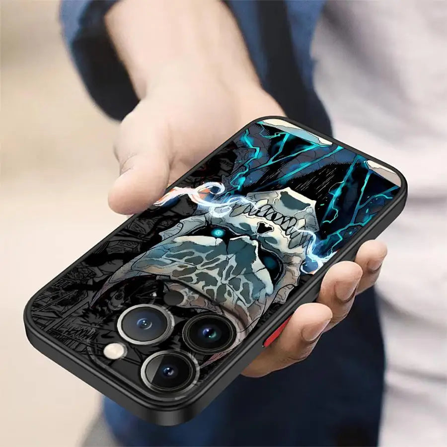 Cool Kaiju No.8 Monster Form Phone Case for iPhone 16 14Pro XR 16e 15 13 Mini SE 7 8 Plus 12 11 Pro XS Max 14 Soft Cover