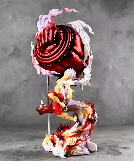 One Piece Onigashima Nika Luffy Action Figure 3 Interchangeable Hand Forms Anime Model Toy Exquisite Pvc Statue Deco Fans Gift