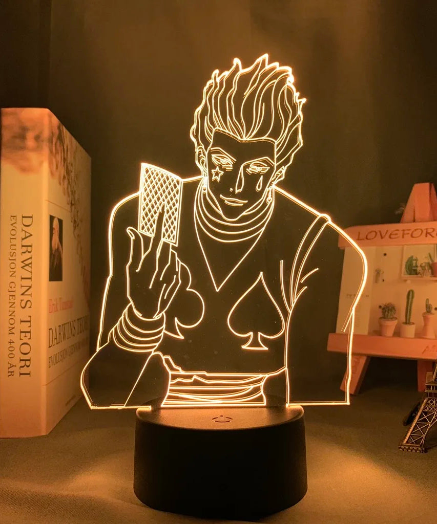 Anime Hunter X Hunter Led Night Light Killua Zoldyck Figure Nightlight Color Changing Usb Battery Table 3d Lamp Gift for Kids