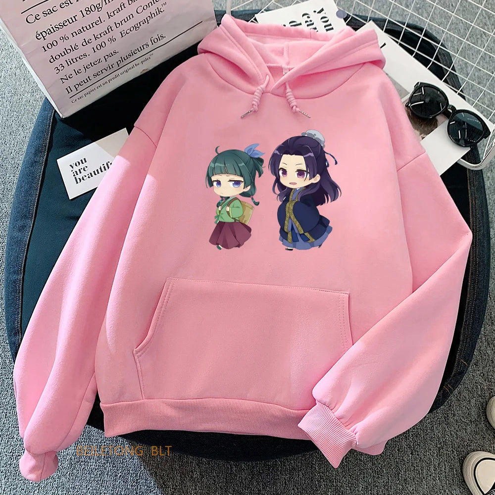 The Apothecary Diaries Maomao & Jinshi Graphic Hoodie Harajuku Streetwear 3