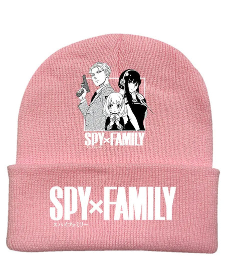 New Spy×Family Peripherals for Men and Women New Personalized Creative Letter Printing Soft, Comfortable and Warm Knitted Hats