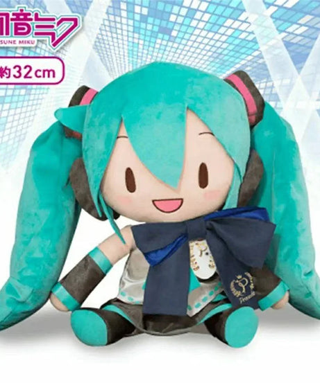 32Cm Kawaii Hatsune Miku Plush Doll Anime New Bow Miku Preciality Plush Pillow Sofa Ornaments Room Decoration Birthday Present