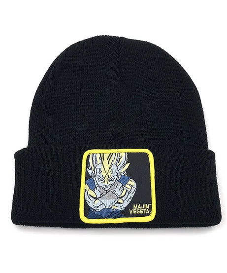 Autumn Winter Dragon Ball Knitted Cap Son Goku Vegeta  Warm Beanies Hat Adult Unisex Outdoor Embroidery Bonnet Christmas Gifts