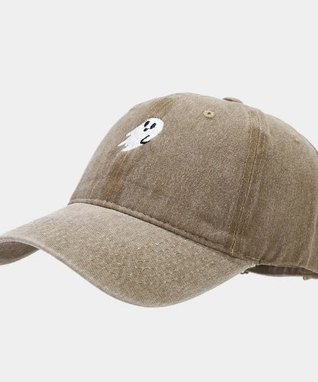 Four Seasons Cotton Ghost Embroidery Casquette Baseball Cap Adjustable Outdoor Snapback Hats for Men and Women 201