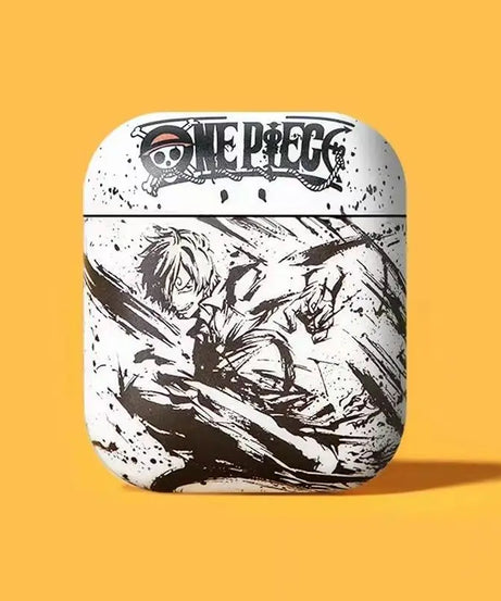 Anime One Piece Luffy Zoro Airpods Pro 2 Smart Cover Airpods 1/2/3 Protective Case for Iphone Bluetooth Earphones