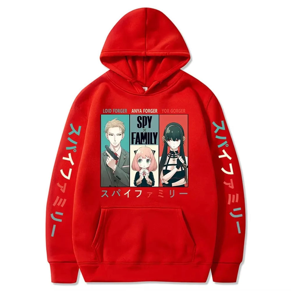 Spy x Family Anya Forger Fashion Hooded Sweatshirt – Women & Girls Casual Pullover 8