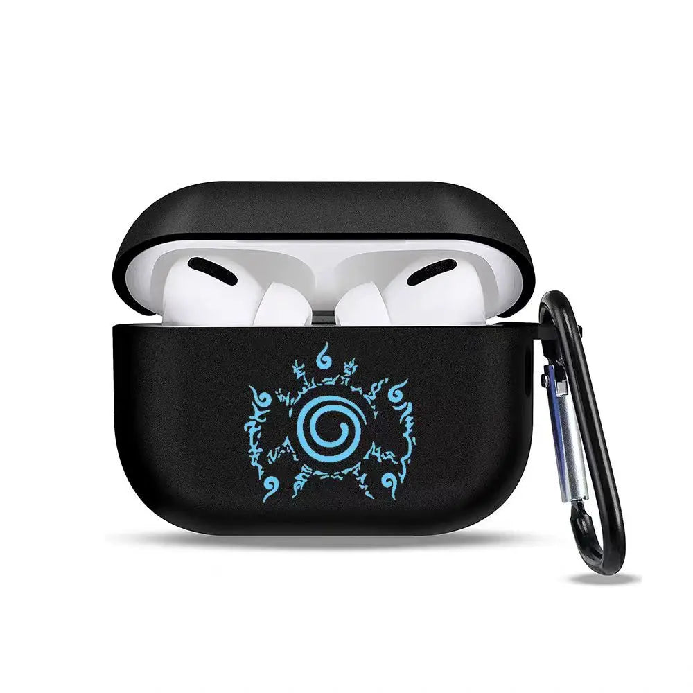 Anime Naruto Eyes Character AirPods Case – Soft Silicone Earphone Protective Cover for AirPods Pro & 1 2 3 4 6
