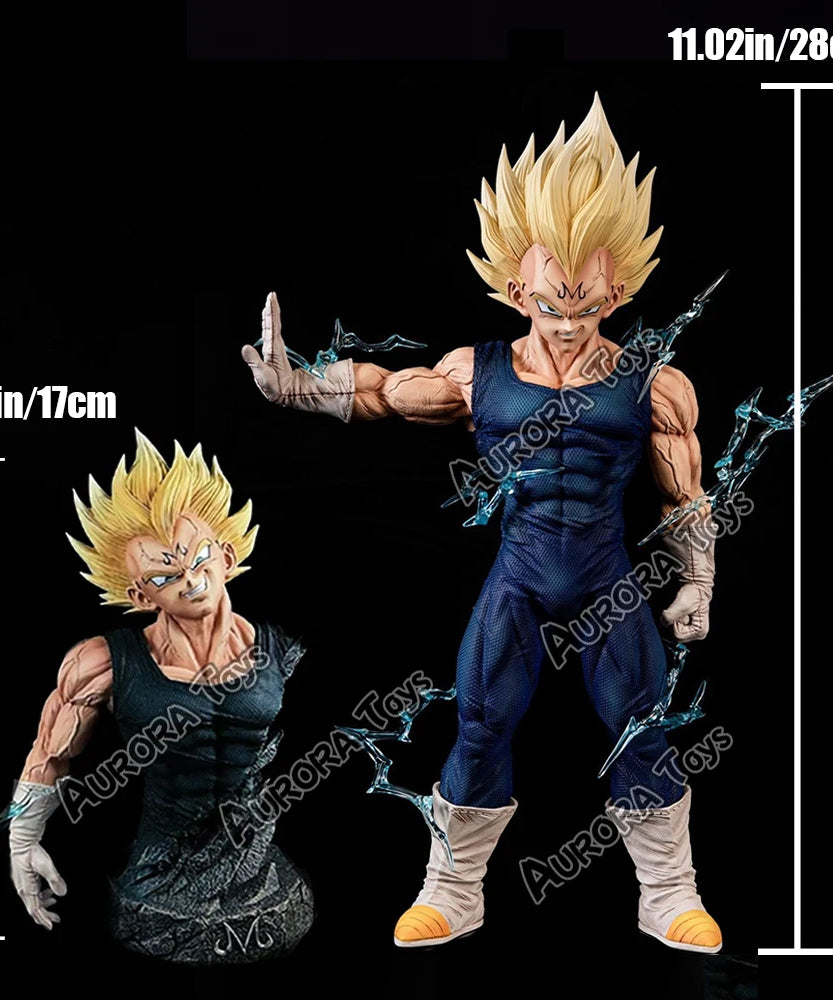 12.6in/32cm Anime Dragon Ball Z Figure Majin Vegeta Figurine PVC Action Figures Collection Model Toys Gifts