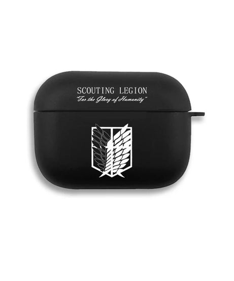 Anime Attack on Titan Earphone Case For Apple iPhone Charging Box For AirPods 1 2 3 Pro2 Clear wireless Bluetooth headphone case