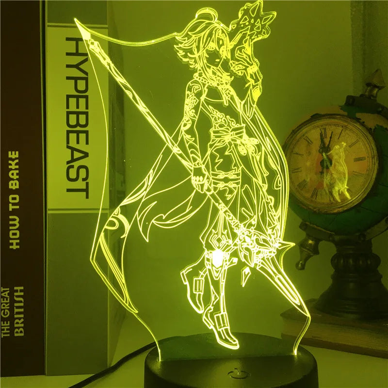 Genshin Impact Xiao 3D LED Lamp — Night Light