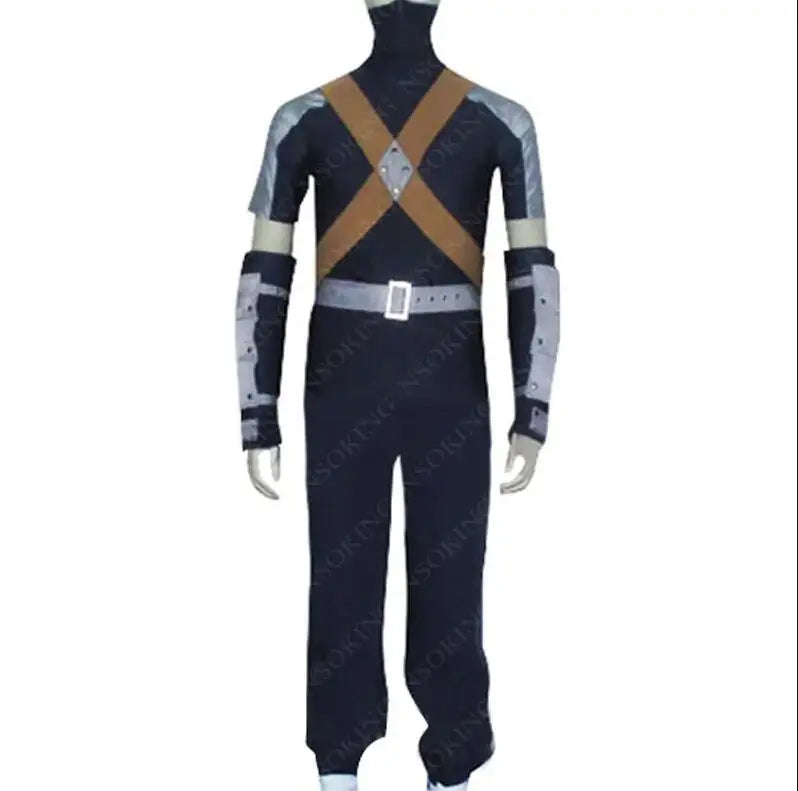Anime Naruto The Last Ninja Suit Cosplay Costume – Obito & Kakashi Uniform Full Set 8