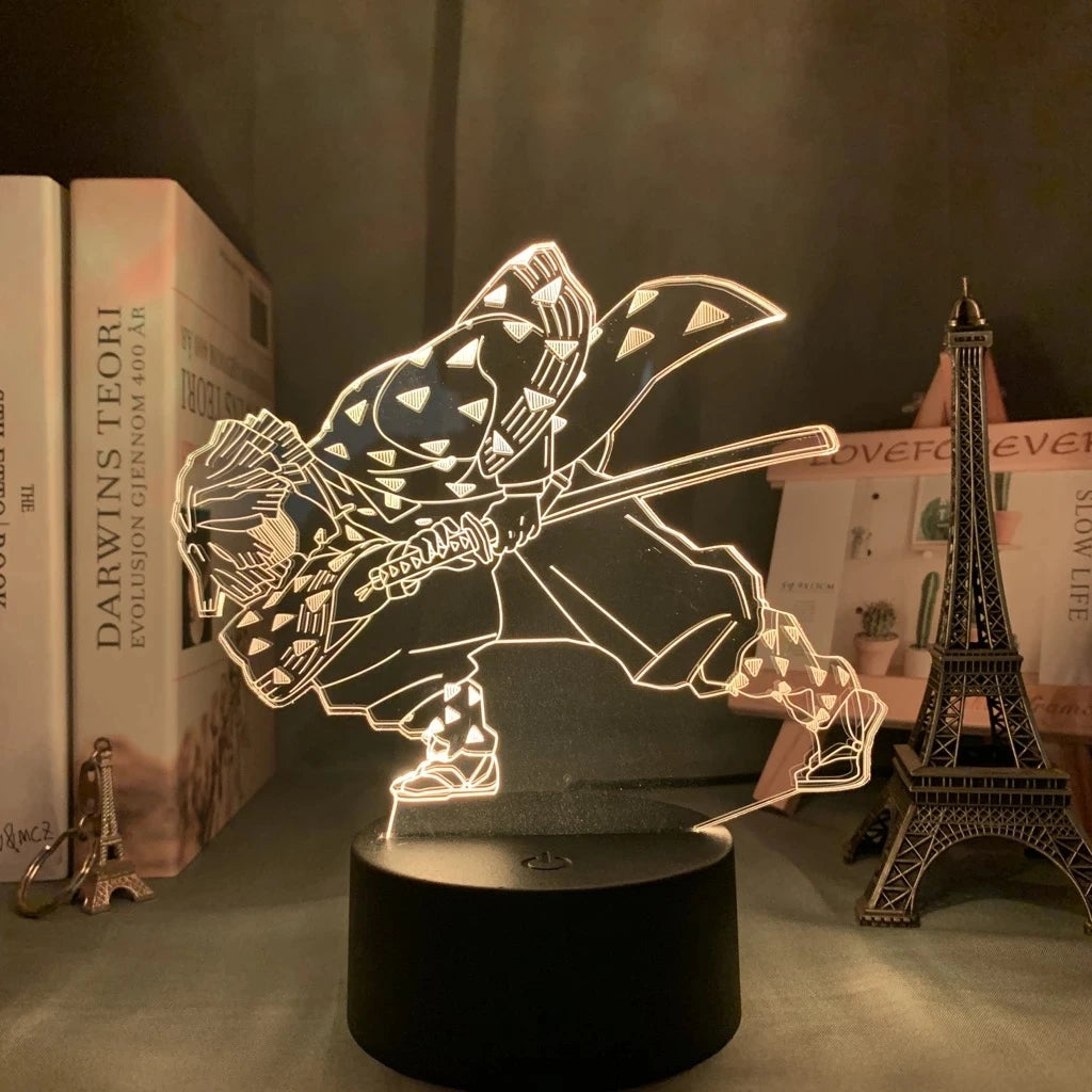 Manga 3d Light Kimetsu No Yaiba for Bedroom Decor Night Light Birthday Gift Table Lamp Anime Demon Slayer Mitsuri Kanroji Figure