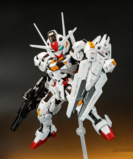 SUPA MGSD Aerial Q Version Gunpla Model Kit Witch From Mercury Mecha Assembly Toy Action Figures Halo Floating Cannon Boys Gifts