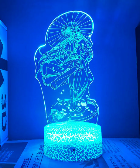 Heaven Official's Blessing Tgcf Hua Cheng Anime Figure Night Lights Manga San Lang Acrylic Stands Led Lamp Bedroom Decor Gift
