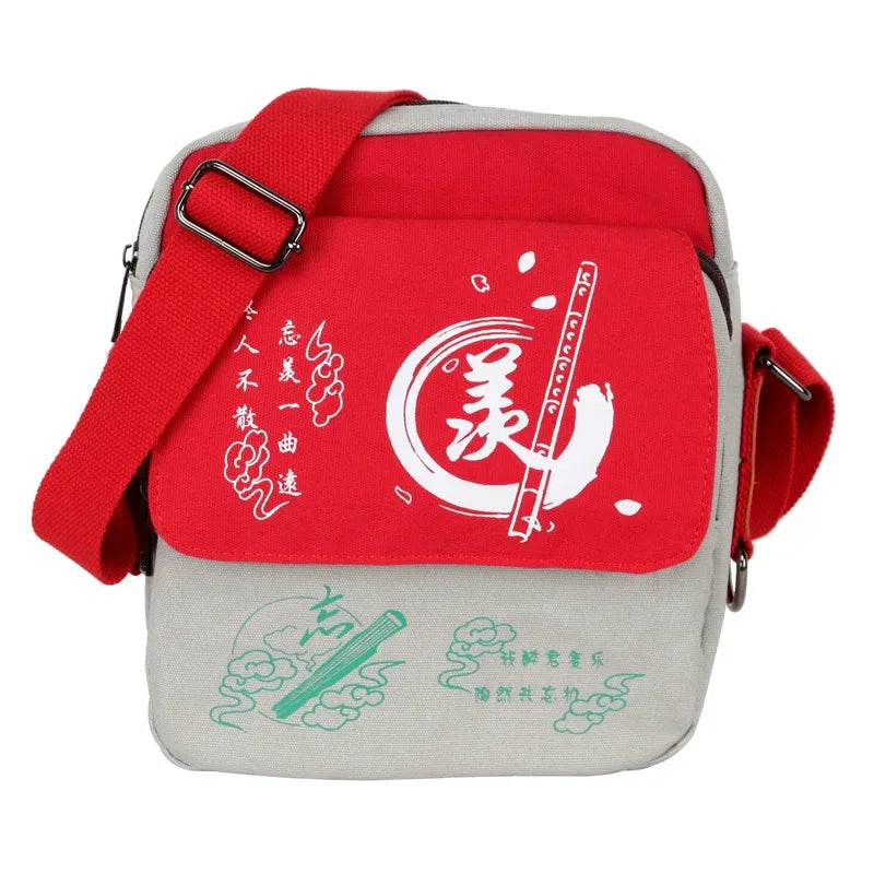 Naruto, Luffy, Shingeki no Kyojin & Pokémon Anime Crossbody Bag – Square Travel Messenger Gift Bag