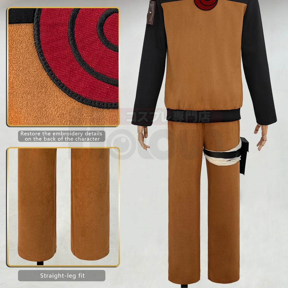 Anime Uzumaki Cosplay Costume – Adult Version Top, Pants & Headband Set 3
