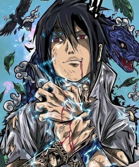 Uchiha Itachi New Diamond Painting Mosaic Naruto Cartoon Art Cross Stitch Embroidery Rhinestones Home Decor Children's Gift