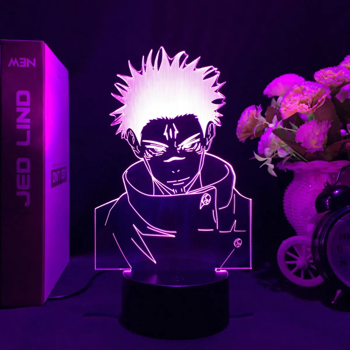 Jujutsu Kaisen Anime Ryomen Sukuna Figure  3D LEDNight Light for Anime Lamp Birthday Gift