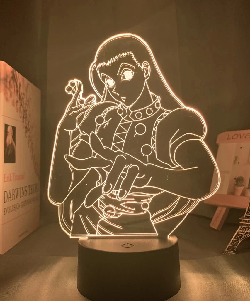 Anime Hunter X Hunter Led Night Light Killua Zoldyck Figure Nightlight Color Changing Usb Battery Table 3d Lamp Gift for Kids