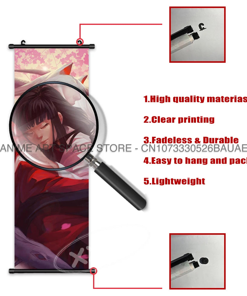 Inuyasha Poster hanging scroll: Kagome and Sesshomaru