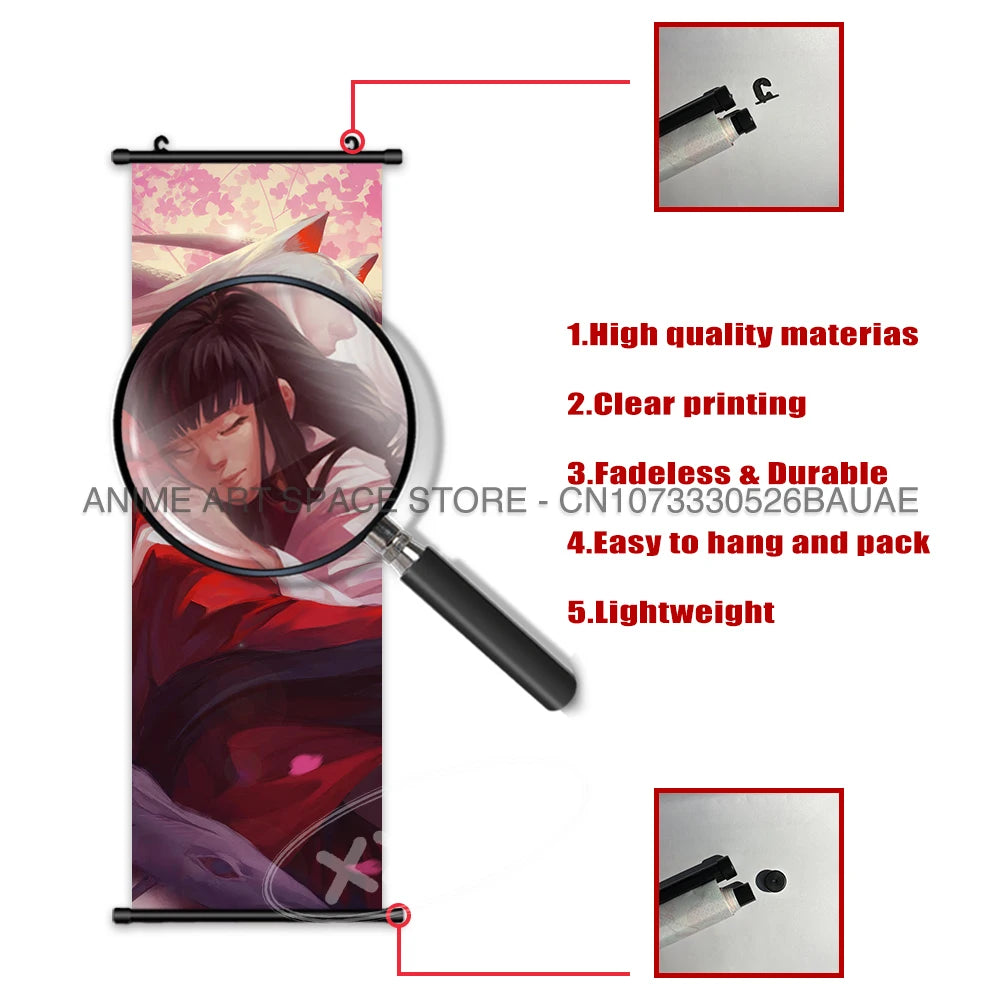 Inuyasha Poster hanging scroll: Kagome and Sesshomaru