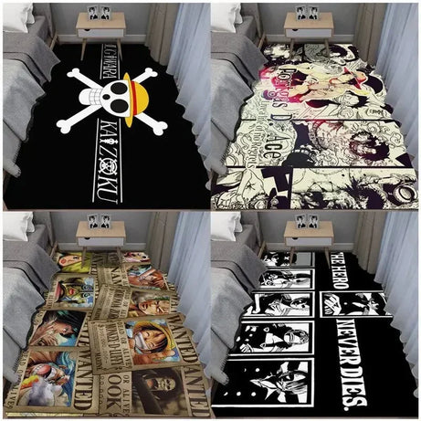 One Piece Luffy Zoro Anime Carpet Anti-slip Soft Comfortable Floor Carpet