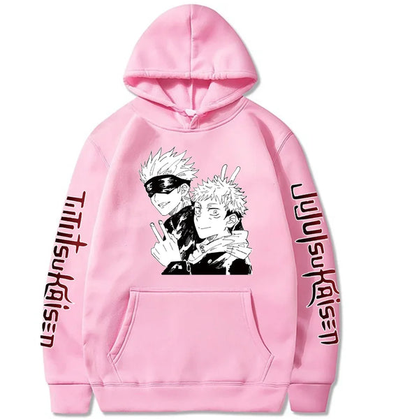Jujutsu Kaisen Gojo Satoru Cute Anime Graphic Hoodie – Vintage Oversized Pullover