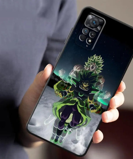 Case for Xiaomi Redmi Note 10S 9 10 11 12 Pro 12s 9S 7 8 13 14 Pro Plus 11s Black Soft Phone Cover DragonS BallS Broli Goku