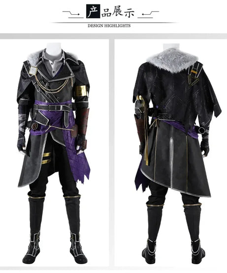 Game Clair Obscur：Expedition 33 Verso Cosplay Costume Halloween men's new handsome fantasy uniform shoes prop jacket suit outfit