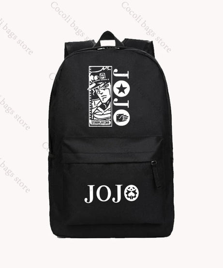 Anime JoJo's Bizarre Adventure Print Backpack School Bag Large Capacity School Backpack Oxford Teenage Youth Backpacks