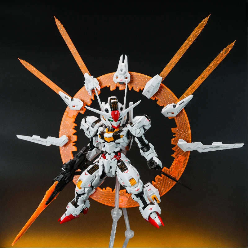 SUPA MGSD Aerial Q Version Gunpla Model Kit Witch From Mercury Mecha Assembly Toy Action Figures Halo Floating Cannon Boys Gifts