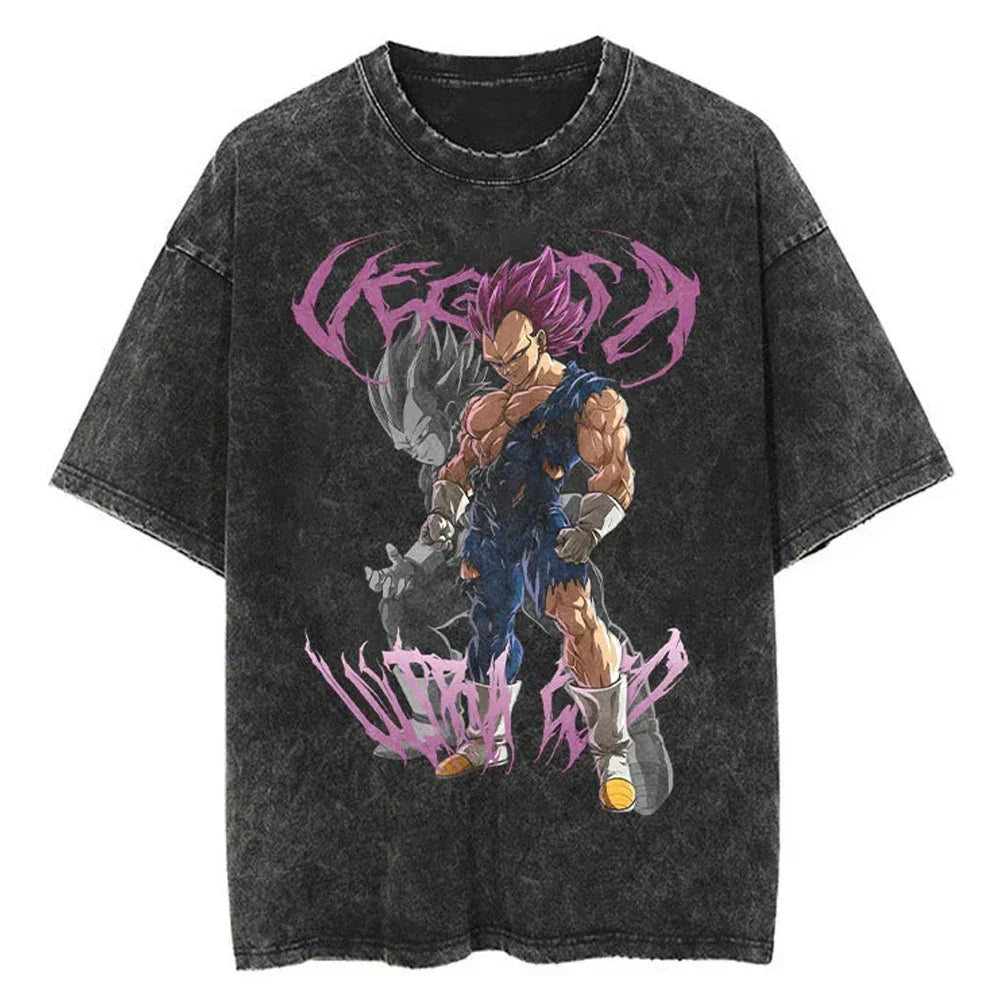 Dragon Ball Oversized Vintage T-Shirt – Streetwear Cotton Tee