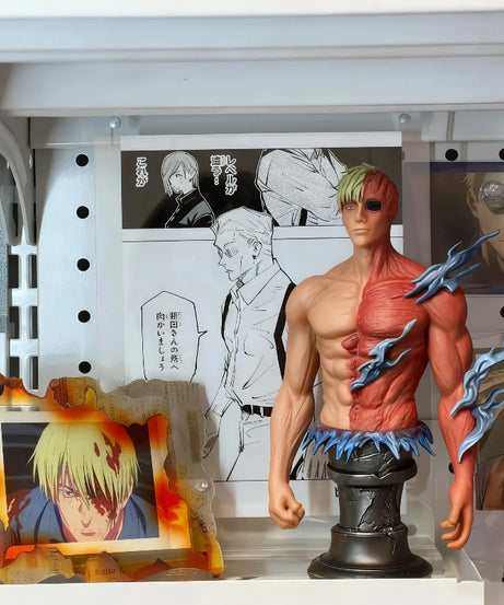 Jujutsu Kaisen 1/6 Nanami Kento 32cm Action Figures PVC 3-Head Statue Collectable Anime Model Toy Exquisite Ornament Boy Gift