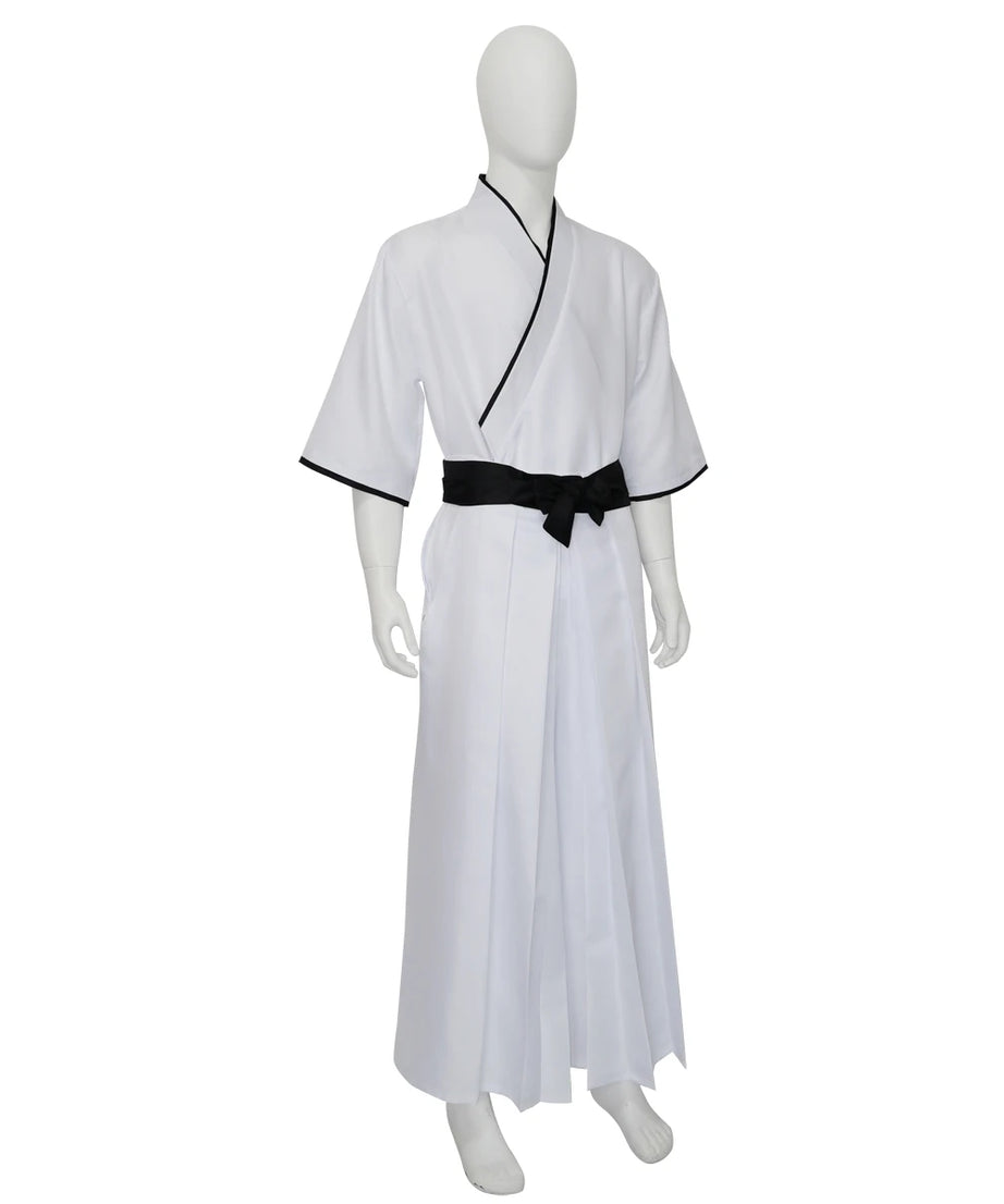 Hollow Ichigo Zangetsu Cosplay Costume – White Shinigami Kimono Outfit (Bleach)