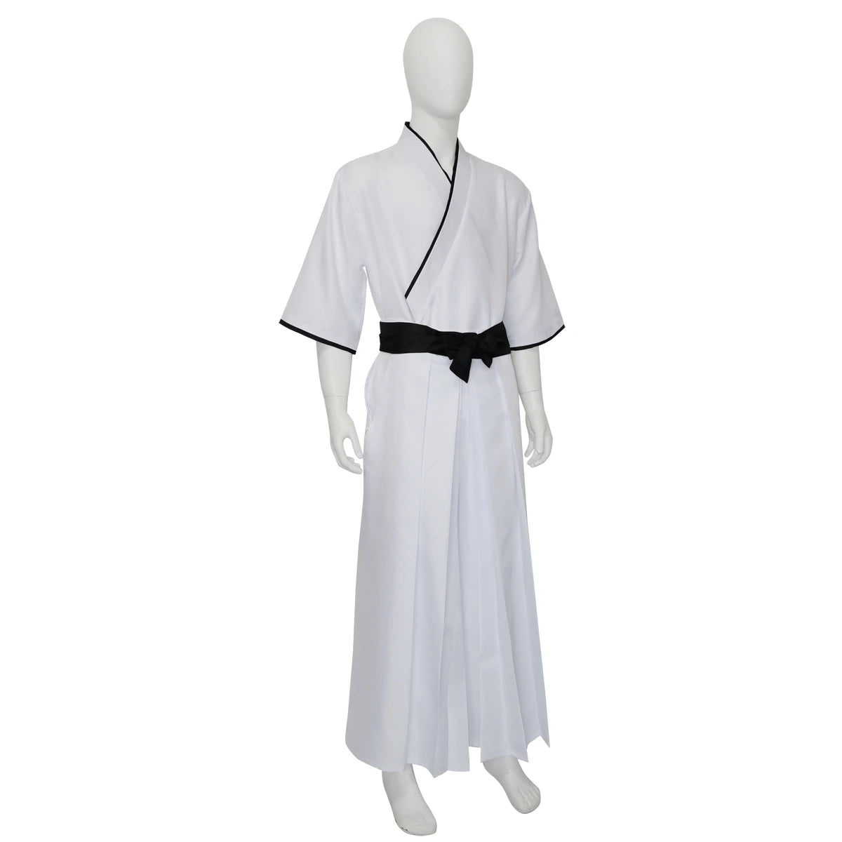 Hollow Ichigo Zangetsu Cosplay Costume – White Shinigami Kimono Outfit (Bleach)