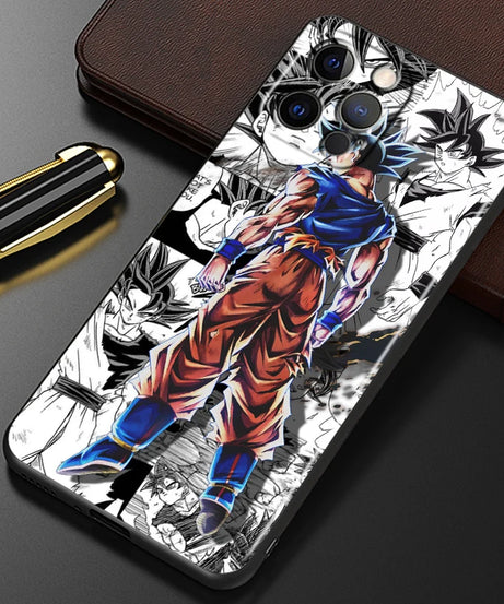 Manga D-Dragon Ball Z Art For iPhone 15 14 13 12 11 XS XR X 8 7 SE Pro Max Plus Mini Black Phone Case