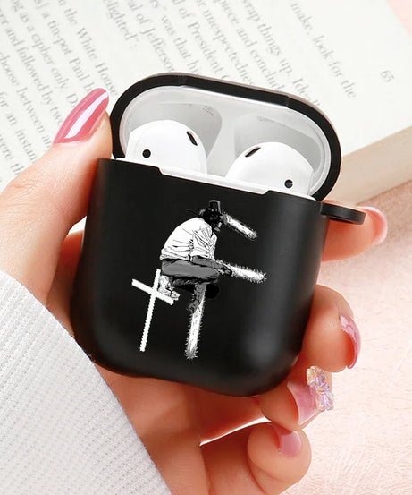 Anime Chainsaw Man Airpods Case for Apple Airpods Pro 2 1 2 3 Protective Denji Makima Aki Pochita Airpods Pro Case
