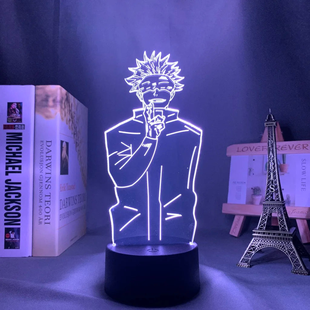 Anime Lamp Satoru Gojo Jujutsu Kaisen Led Night Light for Birthday Gift Jujutsu Kaisen Nightlight Satoru Gojo Lamp Drop Shipping