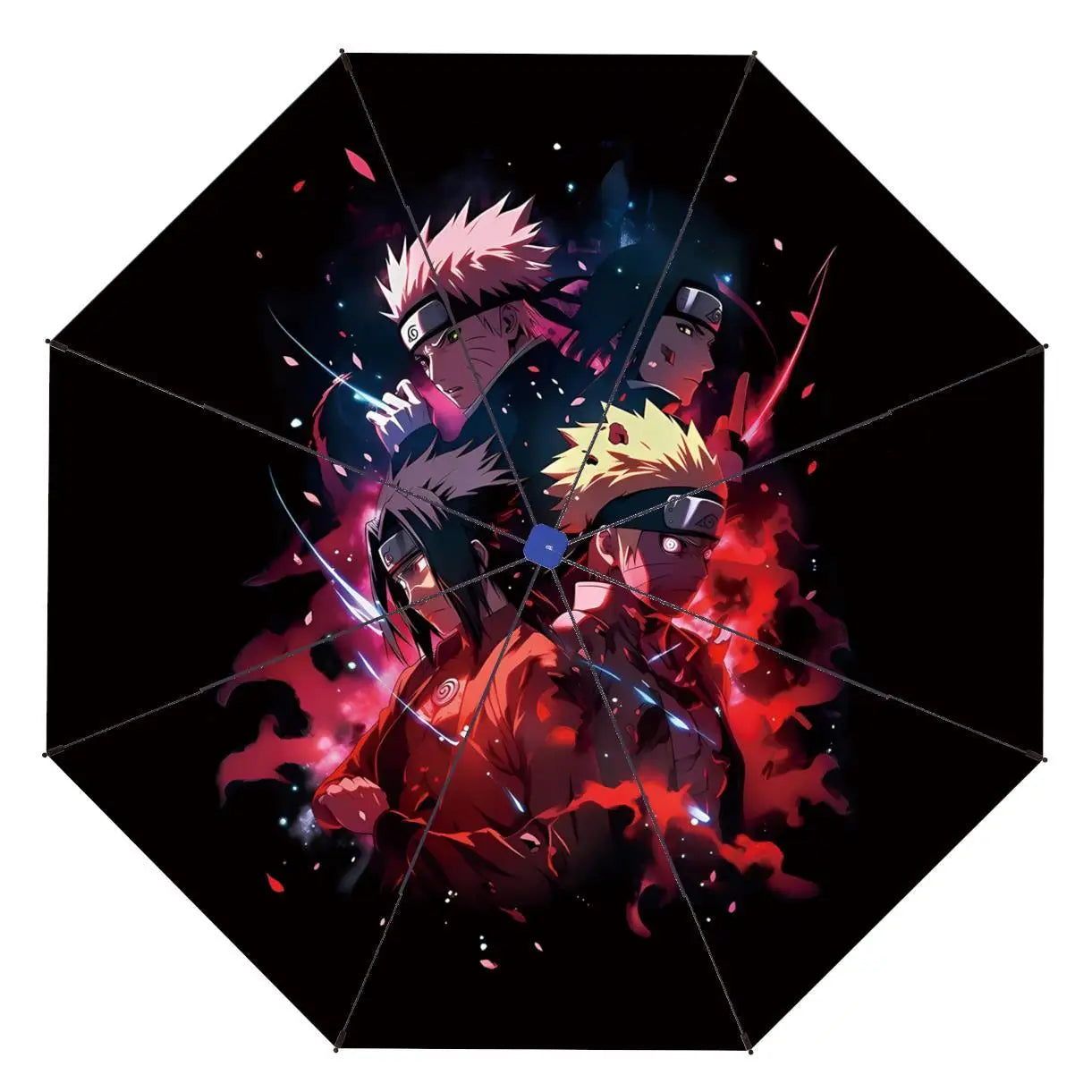 Naruto Umbrella Anime Personality Creative Fashion Sunscreen Student Fully Automatic Folding Umbrella Birthday Gift