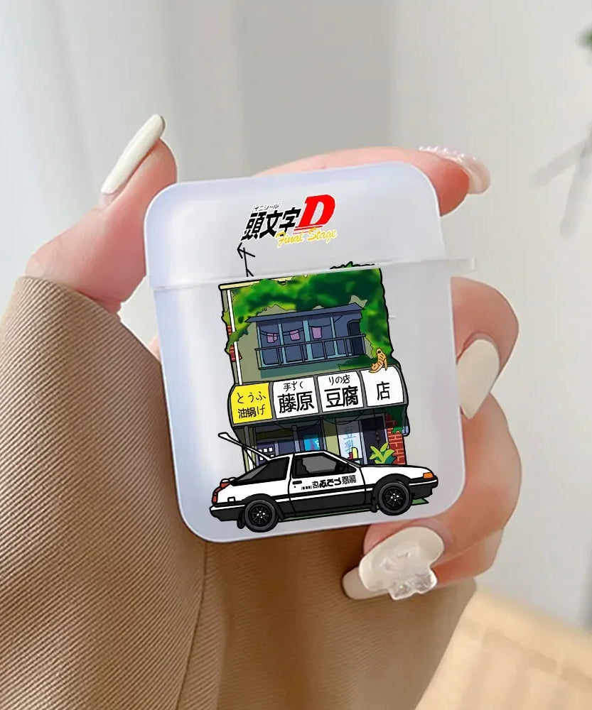 Fujiwara Takumi AE86 AirPods Case – Initial D Anime Protective Cover (1/2/3/Pro/4)