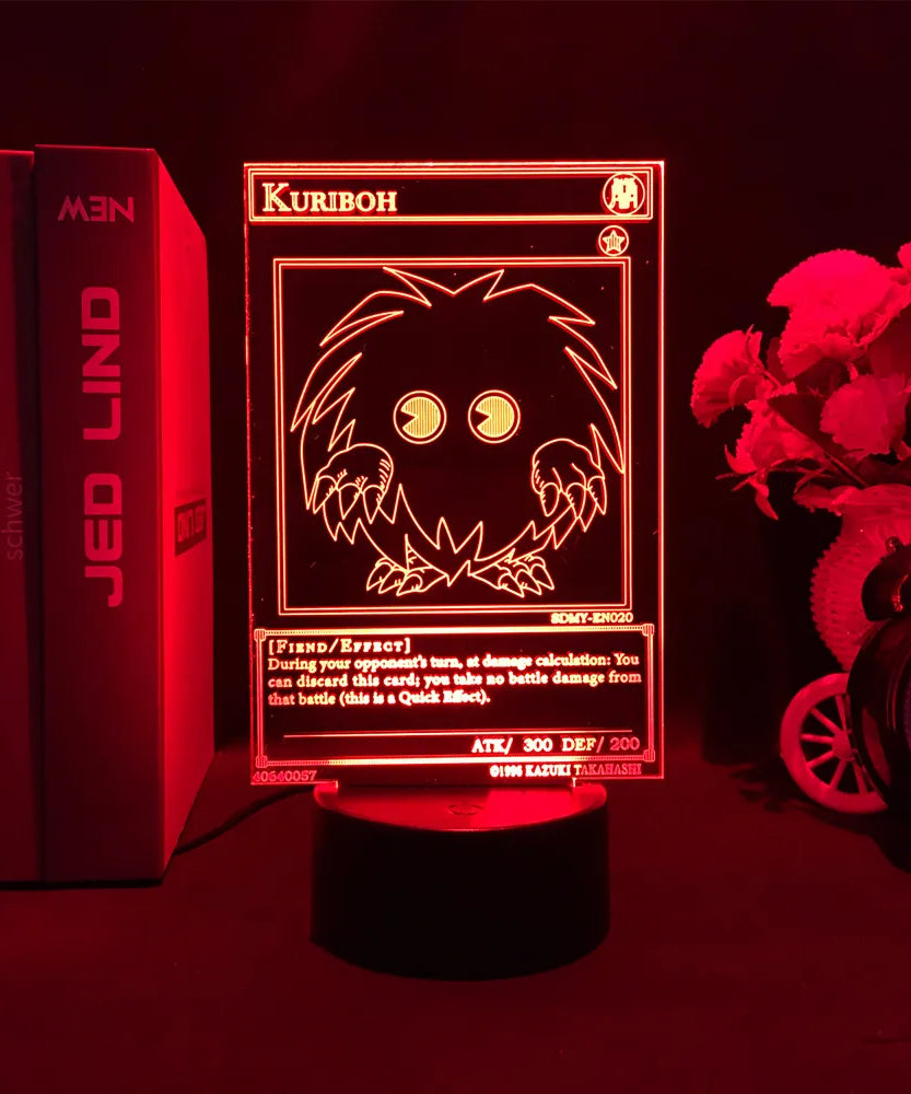 Anime Action Figure Led Night Light Manga Yu Gi Oh Dark Magician Girl for Kid Bedroom Decor Lamp Kawaii Room Decor Light