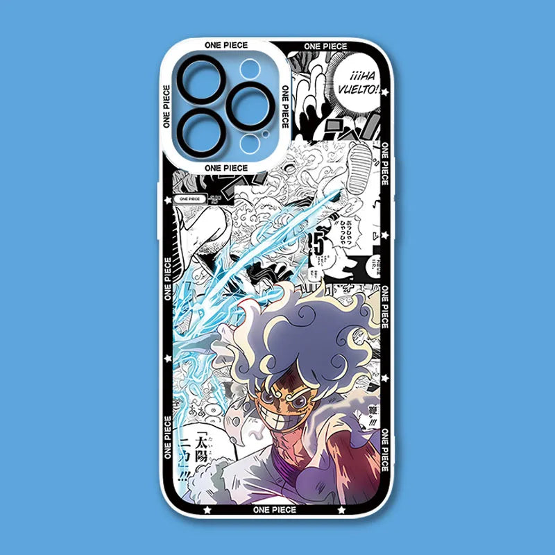 Anime O-One Piece Phone Case for iPhone 15 14 Pro Max 13 12 Mini 11 Pro XR XS X 8 7 6 6S Plus SE Soft Silicone Back Cover