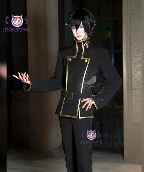 C.C  Cosplay Lelouch Lamp Rouge C.C Costume College Uniform Shirt Pants Dress JK Set Party Halloween Woman Man Outfit