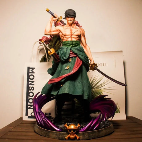 Anime One Piece 21CM Roronoa Dream Zoro Figure Collectible Figurine Model Cartoon Collection Toy Children Kids Boy Birthday Gift