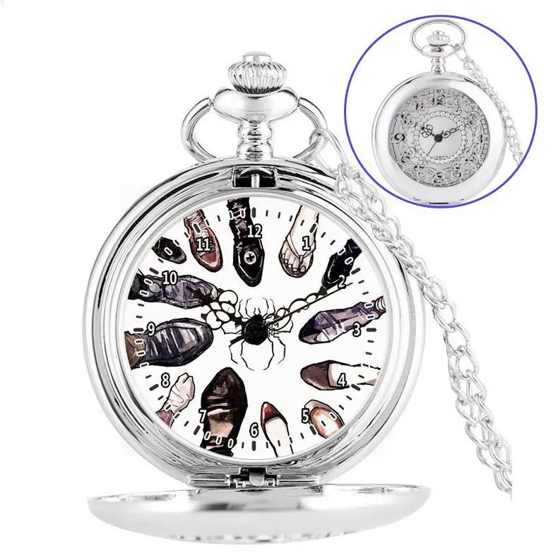 Anime two-dimensional full-time hunter pocket watch Killua Kura pickup Xiaojie personality necklace watch holiday gift